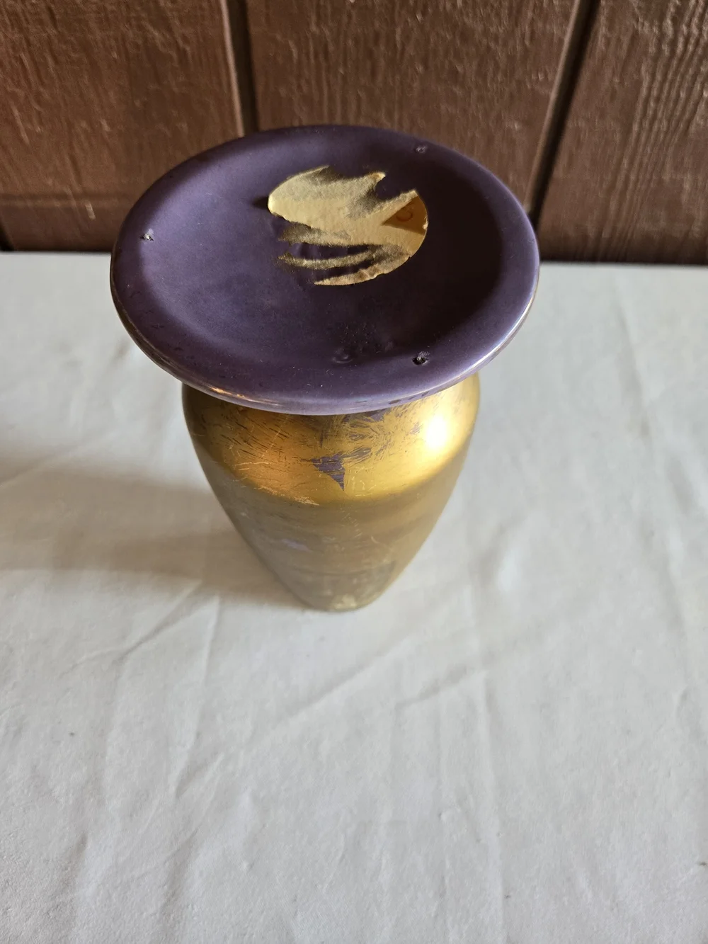 Paintable Cylindrical Tapered Vase